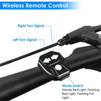 Smart Bike Tail Light USB Rechargeable LED Bicycle Rear Light