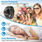 Smartwatch Fitness Tracker 1.08" Touch Screen