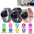 Smartwatch Fitness Tracker 1.08" Touch Screen