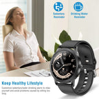 Smartwatch Fitness Tracker 1.08" Touch Screen