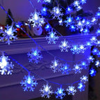 Snowflake Decorative LED String Light 152cm/60in