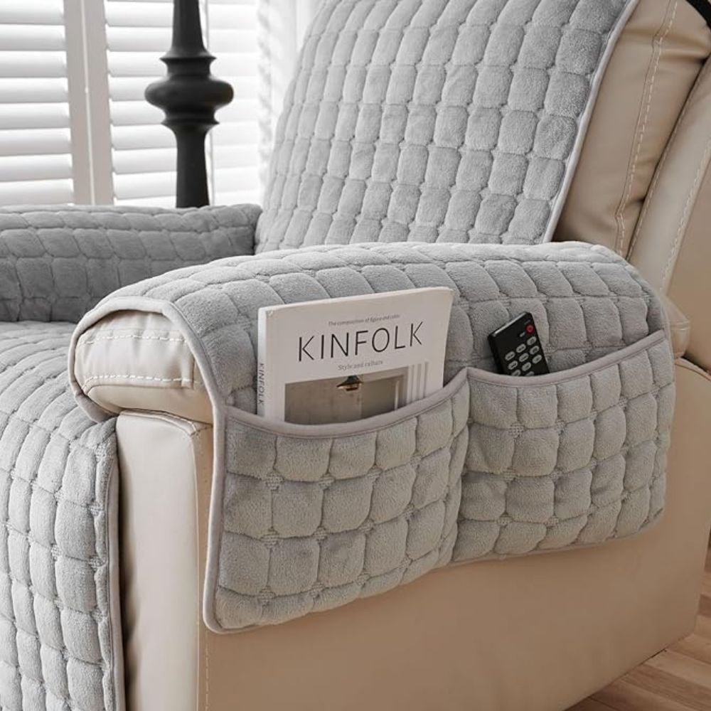 Textured Grid Recliner Protector
