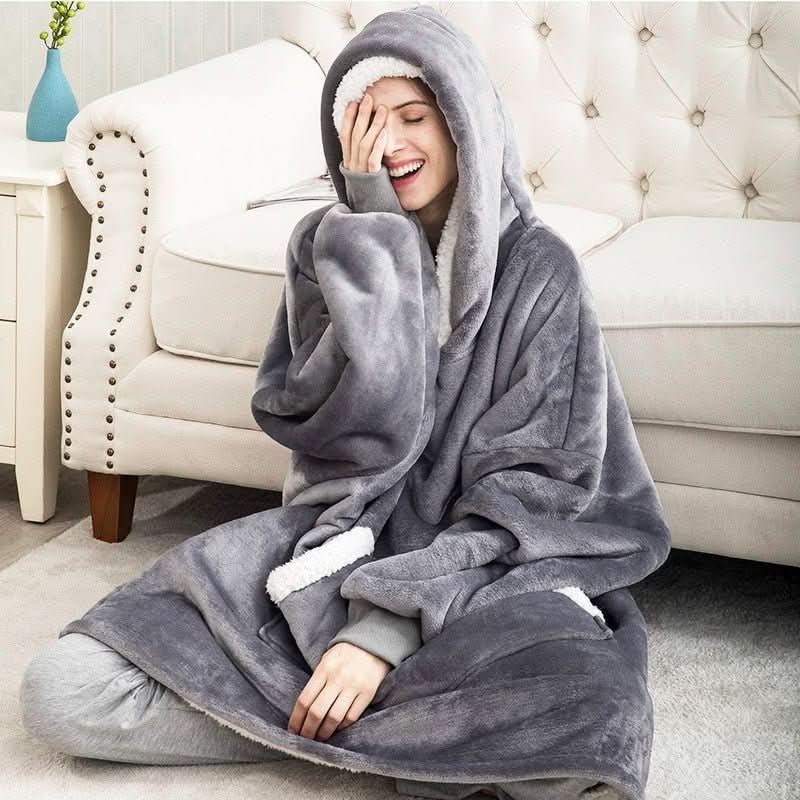 SNUGGOVA – Fleece Hooded Blanket for Ultimate Comfort