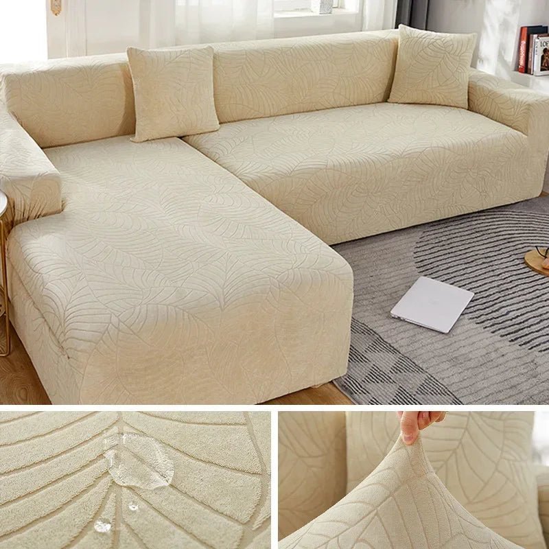SOFALOCK – Tailored polyester sofa cover for L-shaped sofas