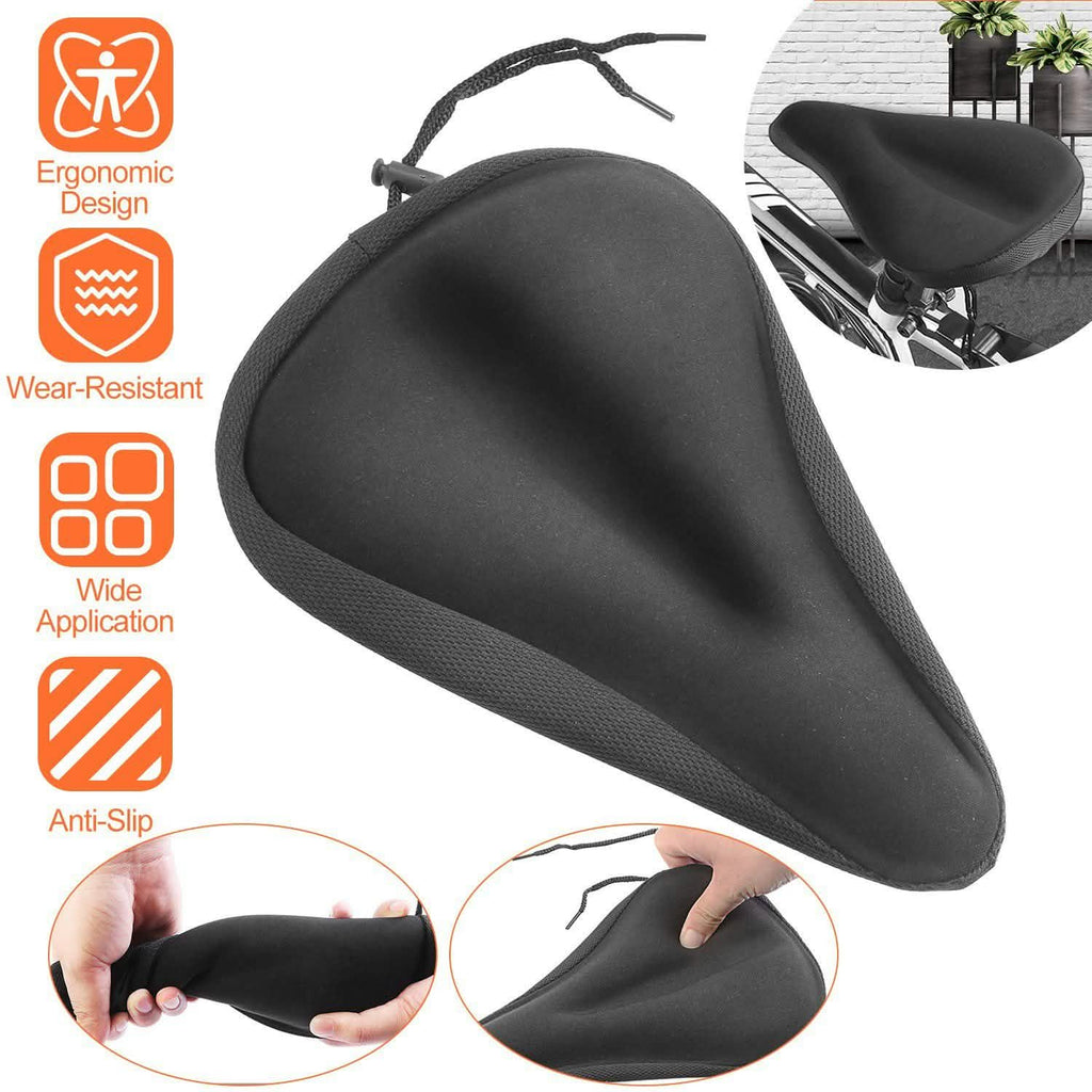 Soft Silicone Gel Bike Seat Saddle Cushion Cover