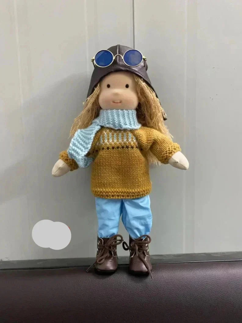 Fabric Waldorf Doll in Decorative Gift Box