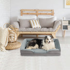 Soft Warm Plush Puppy Cozy Nest Sofa Non-Slip Bed Cushion Mat