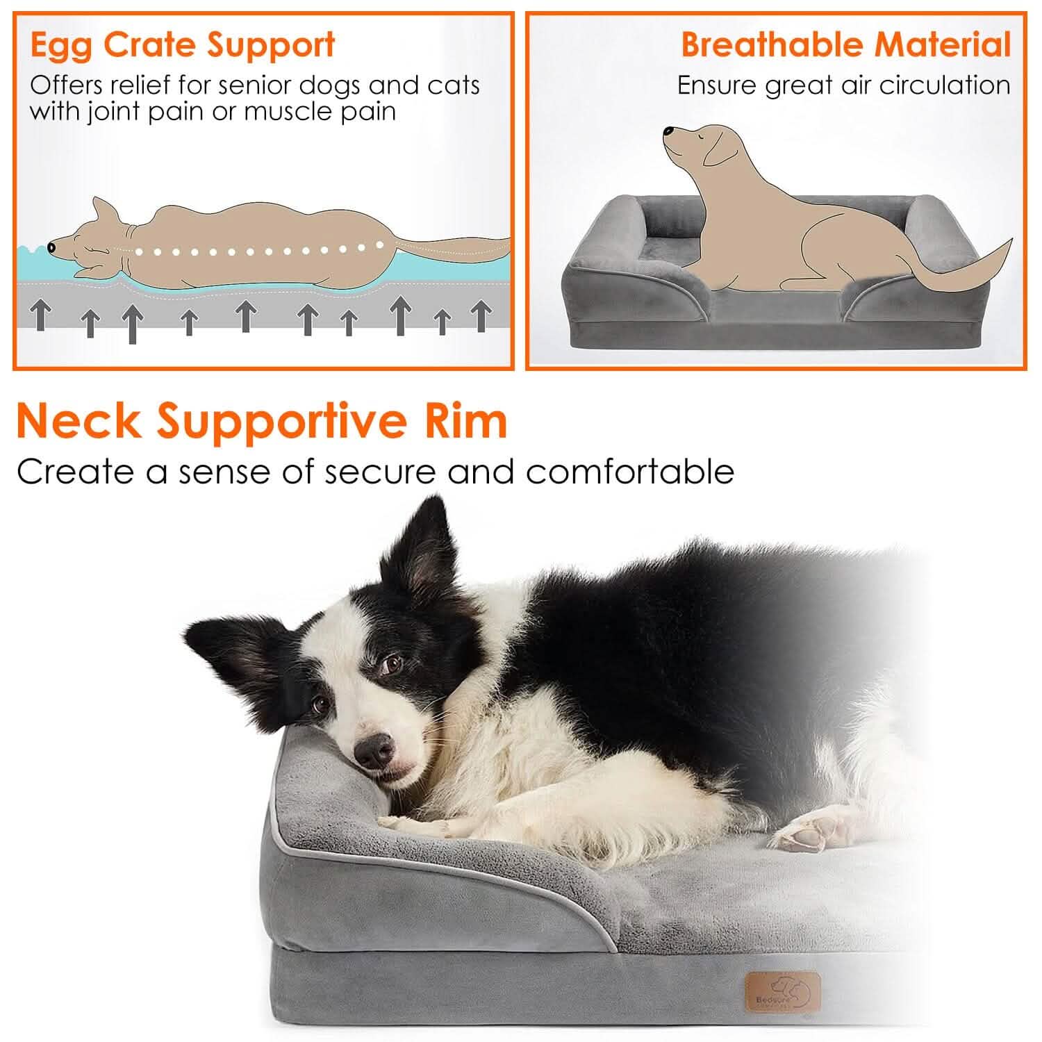 Soft Warm Plush Puppy Cozy Nest Sofa Non-Slip Bed Cushion Mat