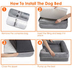 Soft Warm Plush Puppy Cozy Nest Sofa Non-Slip Bed Cushion Mat