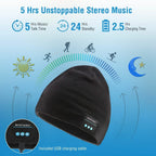 Soft Wireless Beanie Headphone Hat with V4.2 Noise Cancellation