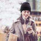 Soft Wireless Beanie Headphone Hat with V4.2 Noise Cancellation