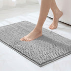 SOFTDRY COMFORT – Chenille Bath Mat with Non-Slip Backing