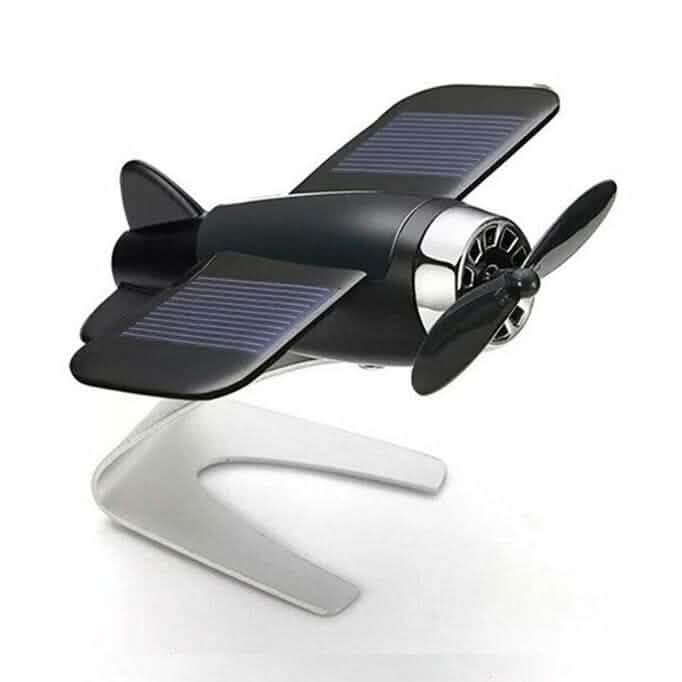 Solar Airplane Creative Car Decoration