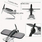 Solar Airplane Creative Car Decoration