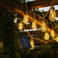 Solar Hemp Rope String Lights – IP65, 8 Modes