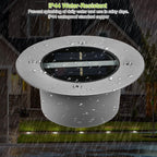Solar LED Disk Lights IP44 Water Resistant Light Sensor