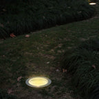 Solar LED Disk Lights IP44 Water Resistant Light Sensor
