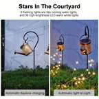 Solar LED Watering Can String Lights