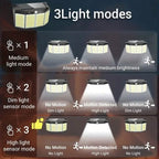 Solar Lights Outdoor 576 LED with Lights Reflector and 3 Lighting Modes