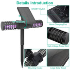 Solar Powered Bug Zapper LED Mosquito Killer Lamp
