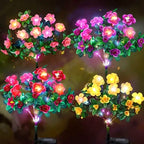 Solar-Powered Camellia Tree Lights