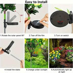 Solar-Powered Camellia Tree Lights