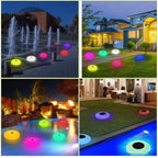 Solar Powered Floating Pool Lamps Light Sensor