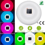 Solar Powered Floating Pool Lamps Light Sensor
