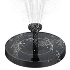 Solar Powered Fountain Pump Floating Bird Bath Pond