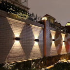 Solar Powered Outdoor Lighting Wall Garden Accent