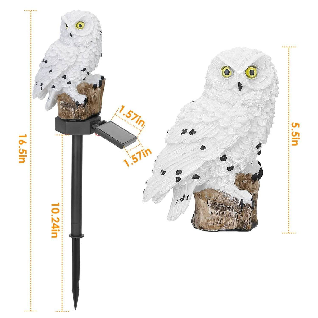 Solar Powered Owl Garden Light IP65 Waterproof