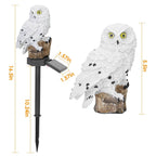Solar Powered Owl Garden Light IP65 Waterproof