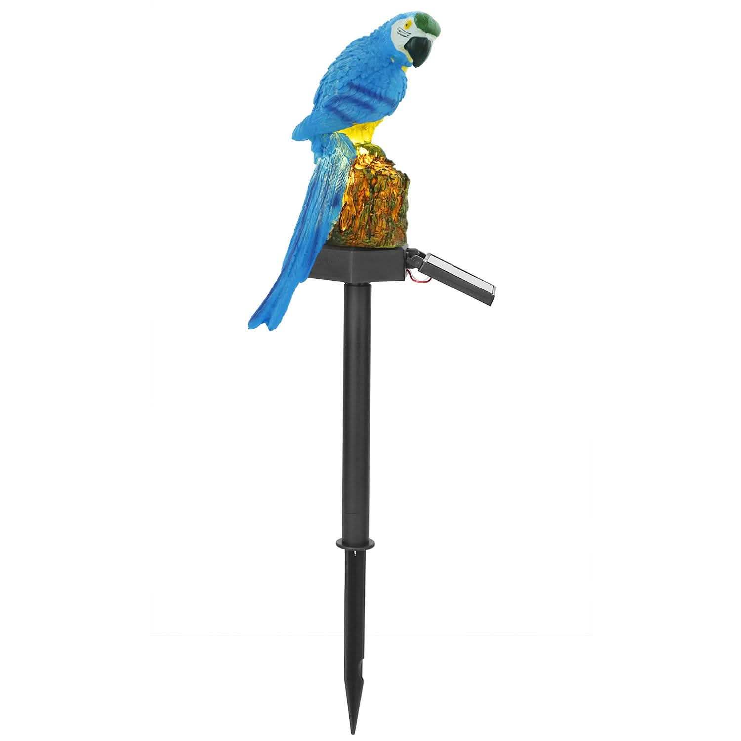 Solar Powered Parrot Garden Light IP65 Waterproof LED