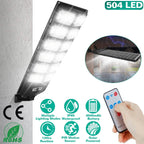 Solar Powered Wall Light Beads PIR Motion Sensor