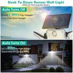 Solar Powered Wall Lights Outdoor Motion Sensor Lamps