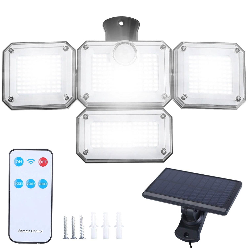 Solar Powered Wall Lights Outdoor Motion Sensor Lamps