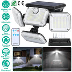 Solar Powered Wall Lights Outdoor Motion Sensor Lamps