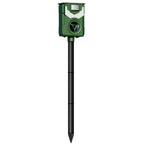 Solar Ultrasonic Animal Repeller with Flame Light USB Charge Motion Sensor