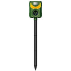 Solar Ultrasonic Animal Repeller with Flame Light USB Charge Motion Sensor