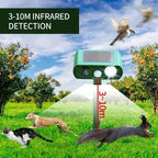 Solar Ultrasonic Animal Repeller with Motion Detector