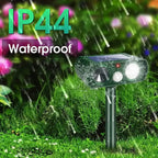 Solar Ultrasonic Animal Repeller with Motion Detector