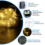 Solar Umbrella Outdoor String Light
