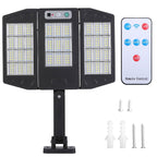 Solar Wall Light Outdoor Beads PIR Motion Sensor Remote Control Wireless Lamps