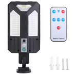 Solar Wall Light Outdoor Beads PIR Motion Sensor Remote Control Wireless Lamps