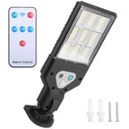 Solar Wall Light Outdoor Beads PIR Motion Sensor Remote Control Wireless Lamps