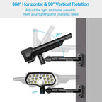 Solar Wall Light Outdoor Motion Sensor Light