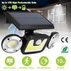 Solar Wall Light Outdoor PIR Motion Sensor LED