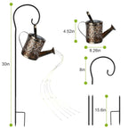 Solar Watering Can Powdered String Light Stake