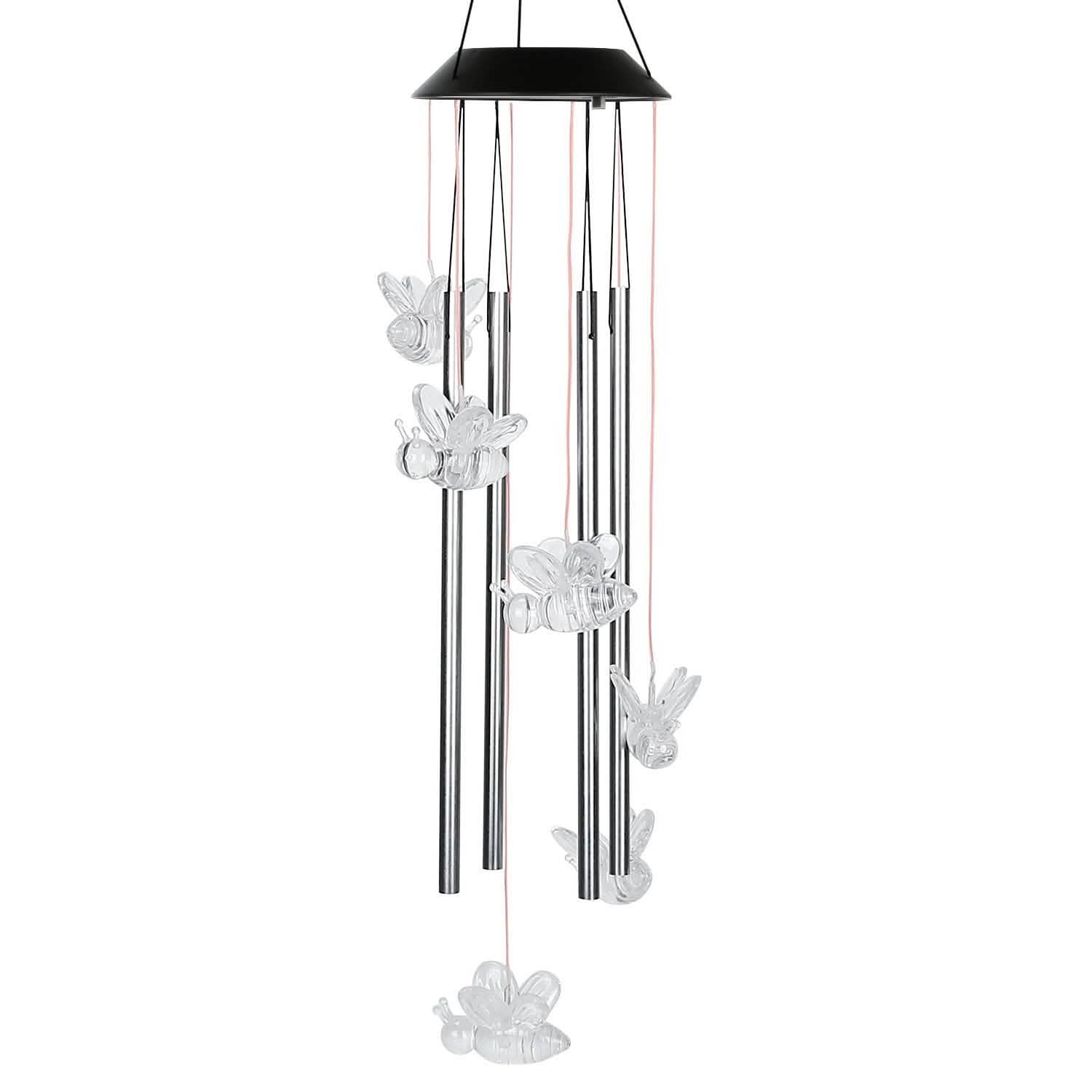 Solar Wind Chime Lights