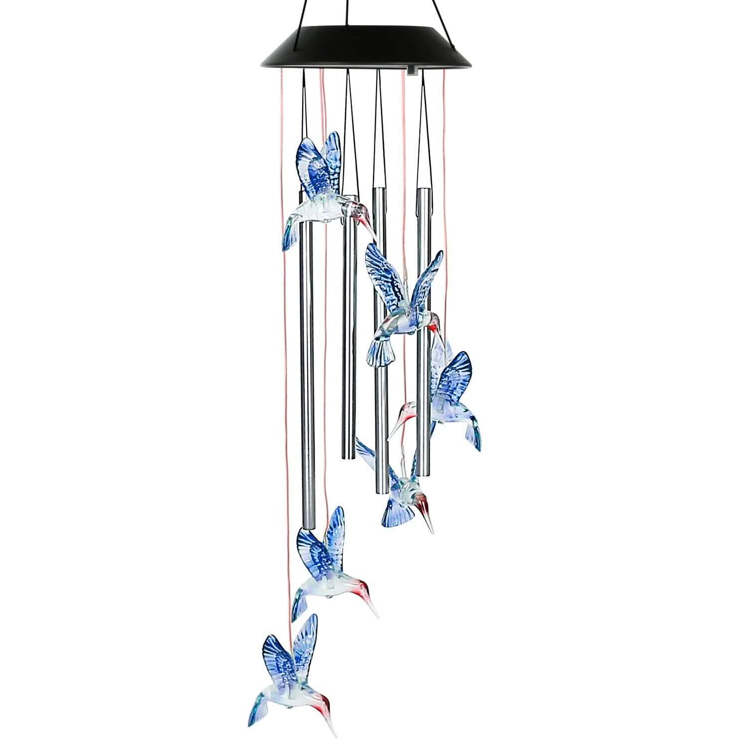 Solar Wind Chime Lights